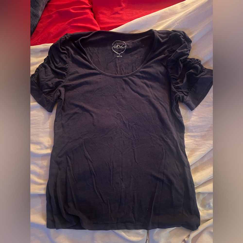 Inc brand Navy Dark Blue Top
